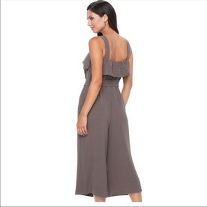 NWT. Apt 9 Grey Jumpsuit